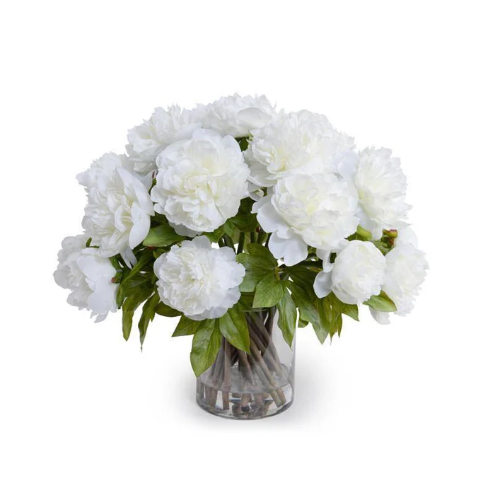 White Peony Bouquet - Image 3